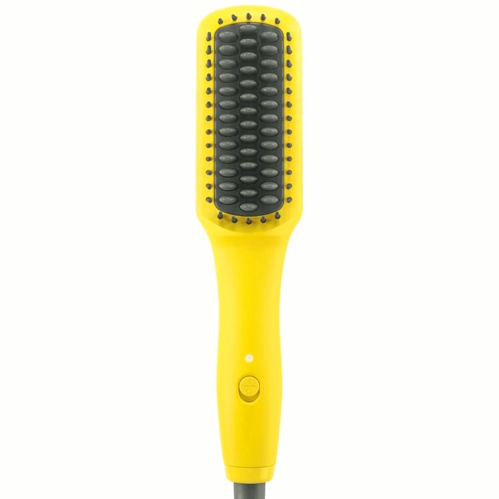 Drybar The Baby Brush Crush Mini Heated Travel Hair Straightening Brush
